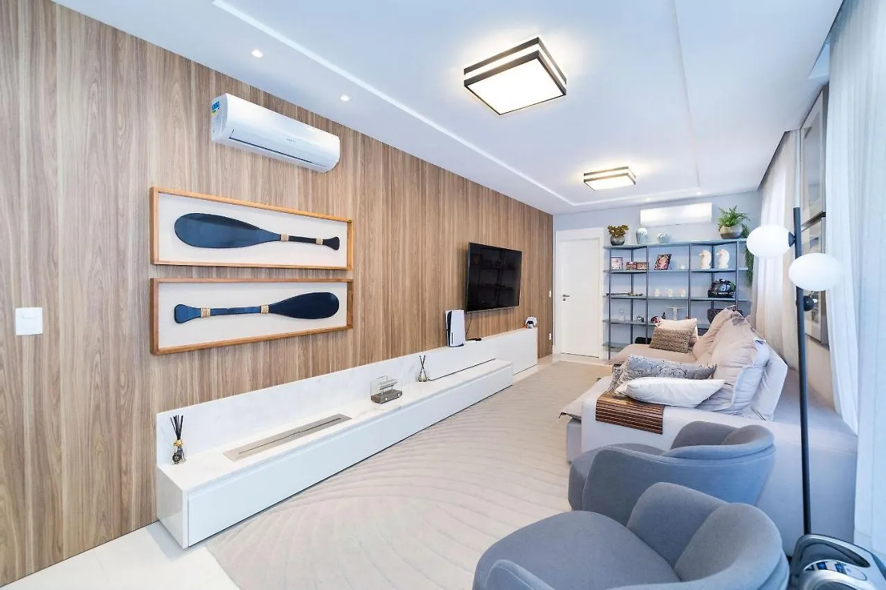 Varandas Do Atlantico 503B - Excelente Cobertura Em Condominio De Luxo A Beira Mar - Piscina Climatizada - Academia - Bombinhas Appartement